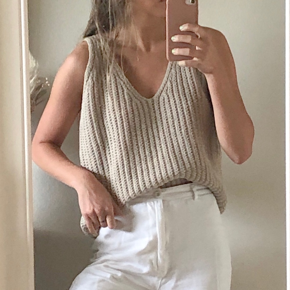 Chunky Knit Tank